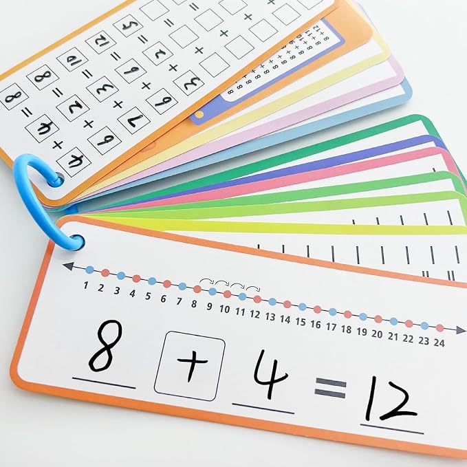 60Pack Multi Math Flash Cards, Addition Subtraction Multiplication Division - Image 8