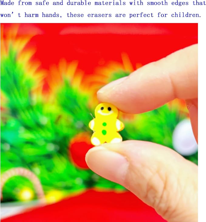 400PCS Mini Cute Christmas Erasers - Image 5
