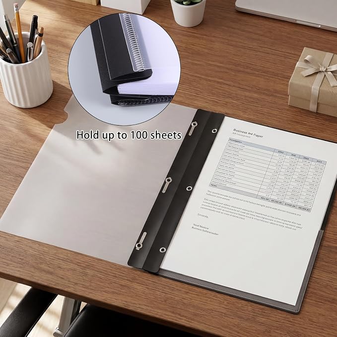 10 Pack Report Covers with 3-Prong Fasteners, Presentation Folders Letter - Image 5