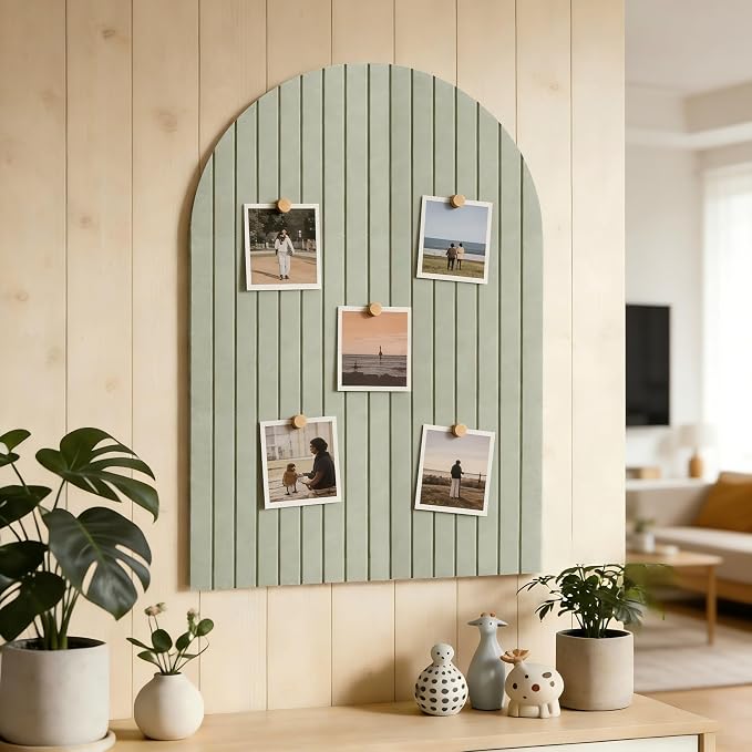 Large Arched Felt Bulletin Board, Sized 36" x 24" - Image 6