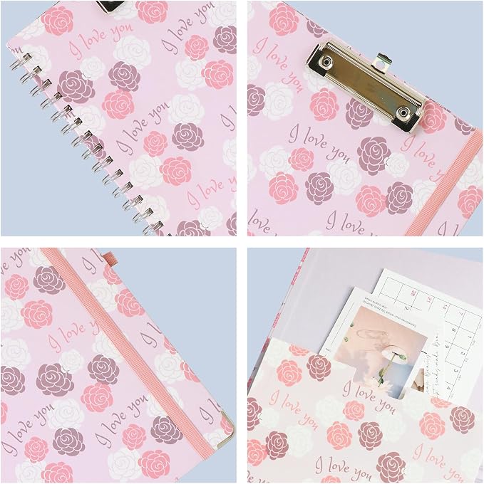 Clipboard Folio Spiral Folder Board, 5 Extra Folders - Image 4
