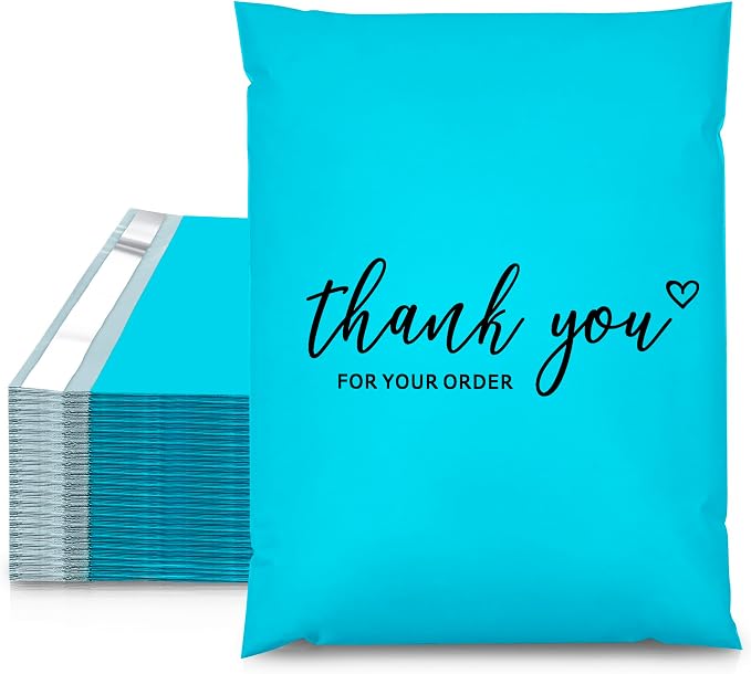 JinRuiKJ Thank You Poly Mailer 12x15.5 Inch 50 PCS, Shipping Bags by JinRuiKJ