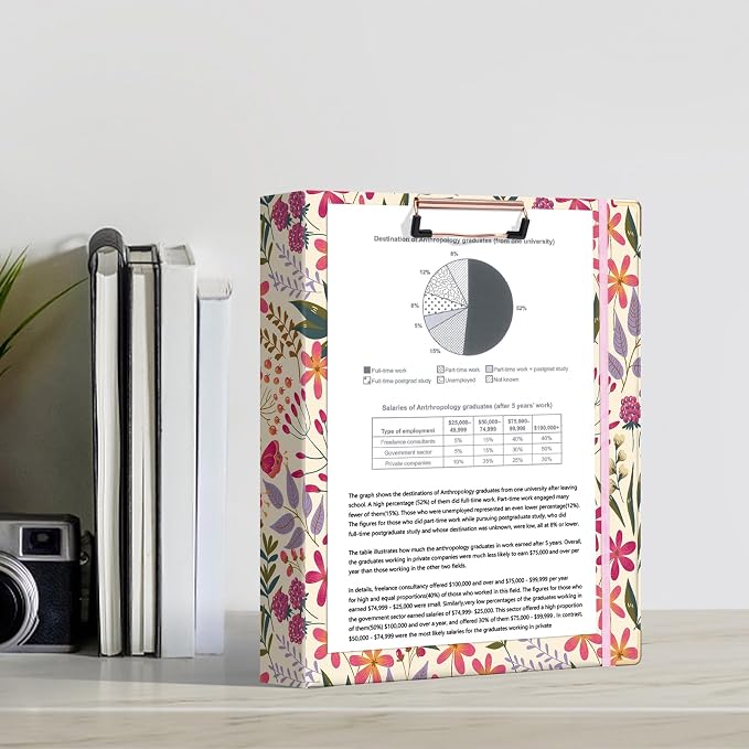 Ospelelf 3 Ring Binder, 1.5 Inch, Cute Floral Binder - Image 7