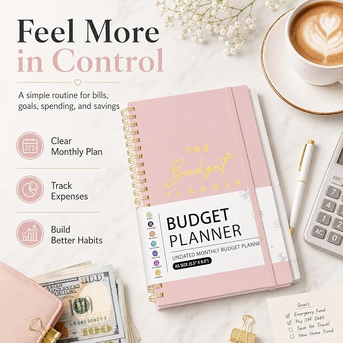 Budget Planner Ledger Account Book Monthly Expense Tracker & Bill Organizer - Image 4
