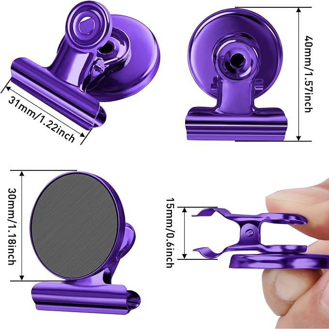 FINDMAG 20 Pack Magnet Clips, Scratch-Free Clip Magnets - Image 4