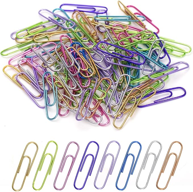 Paper Clips, PaperClips Assorted Colors, Paper Clips by SOTMALTK