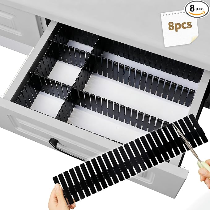 Drawer Divider Adjustable Diy Storage Organizer Separator by Bofoho