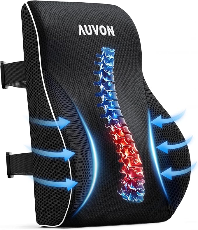 AUVON Lumbar Support Pillow for Office Chair by AUVON