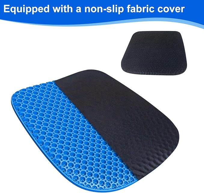 Large Gel Seat Cushion for Long Sitting - Image 8