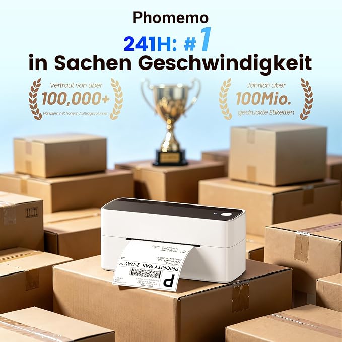 Phomemo High-Speed Shipping Label Printer 220mm/s - Image 6