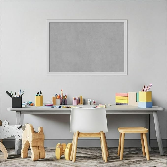 Amanti Art Silver Framed Magnetic Board 17x25 Medium Vision Board - Image 5