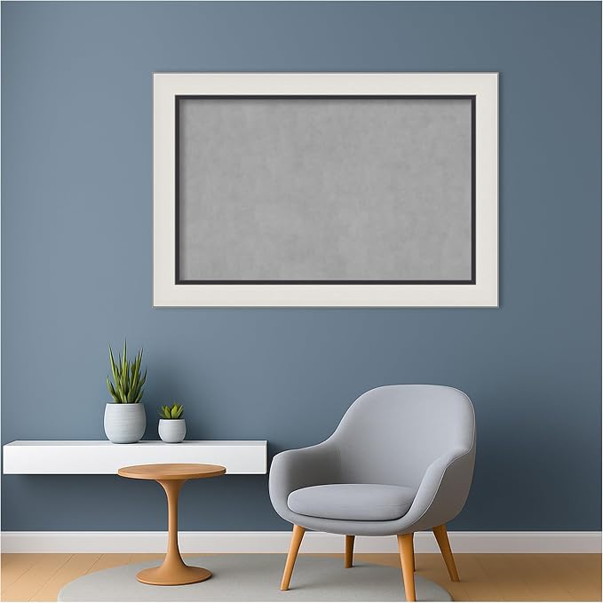 Amanti Art Silver Framed Magnetic Board 26x38 Large Vision Board - Image 5