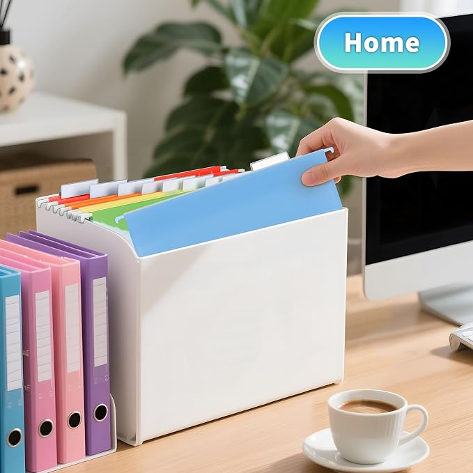 25-Pack Assorted Hanging File Folders, Letter Size - Image 6