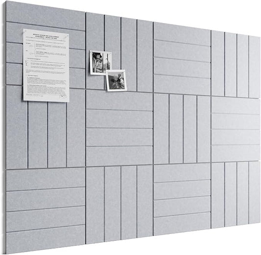 Bumusty Large Cork Board Alternative-48 x 36" Felt Bulletin Board Tiles by BUMUSTY
