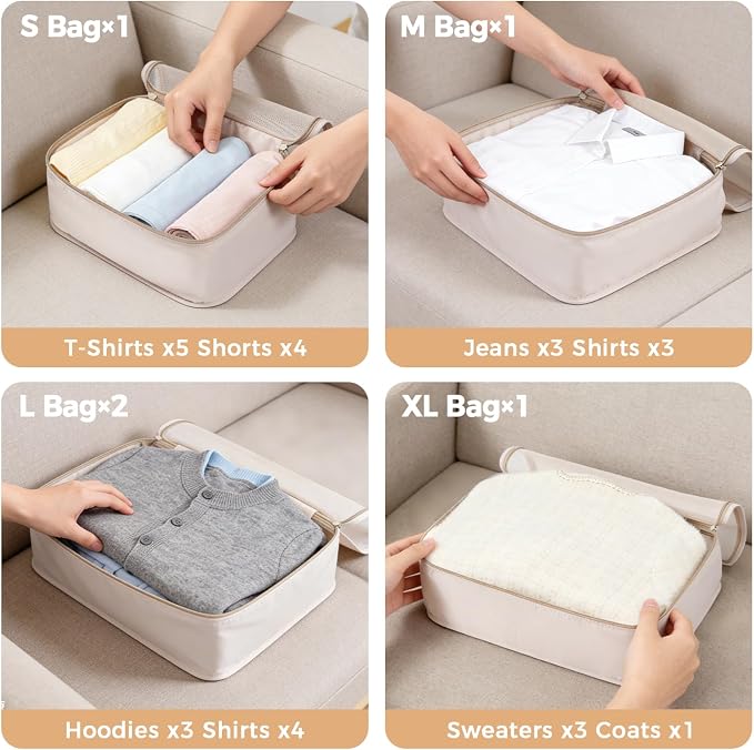 BAGAIL 9 Set Packing Cubes - Image 2
