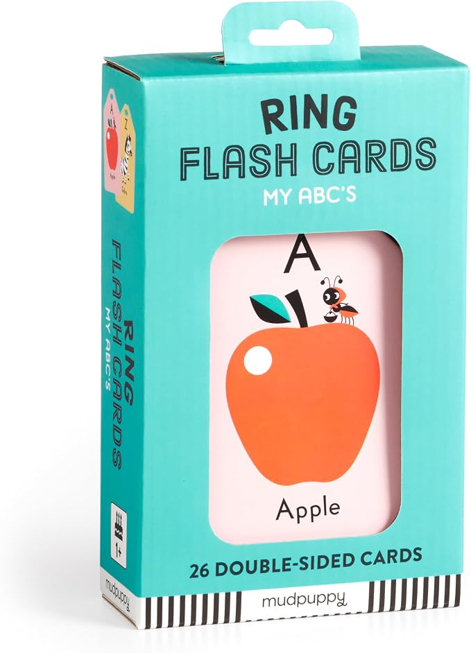 Mudpuppy My ABC's — Ring Flashcards 26 Durable Double Sided Alphabet Cards And - Image 6