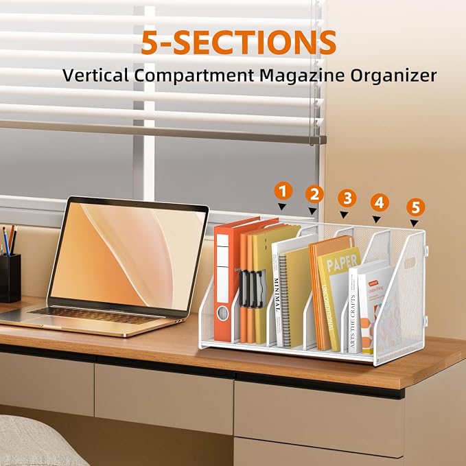 SUPEASY Binder Organizer, Magazine File Holder - Image 6