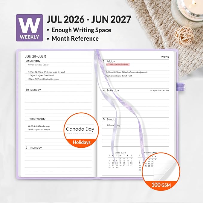 SUNEE 2026-2027 Pocket Weekly Planner - Image 3