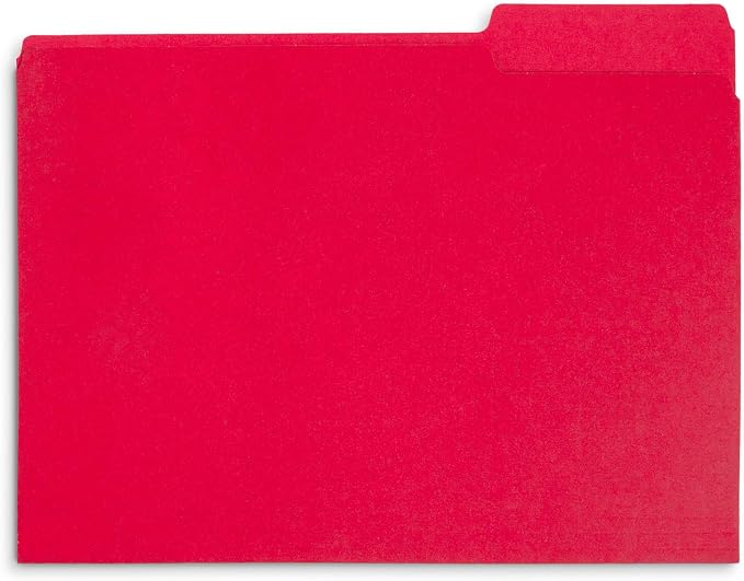 File Folder, 1/3 Cut Tab, Letter Size, 100 Per Box - Image 4
