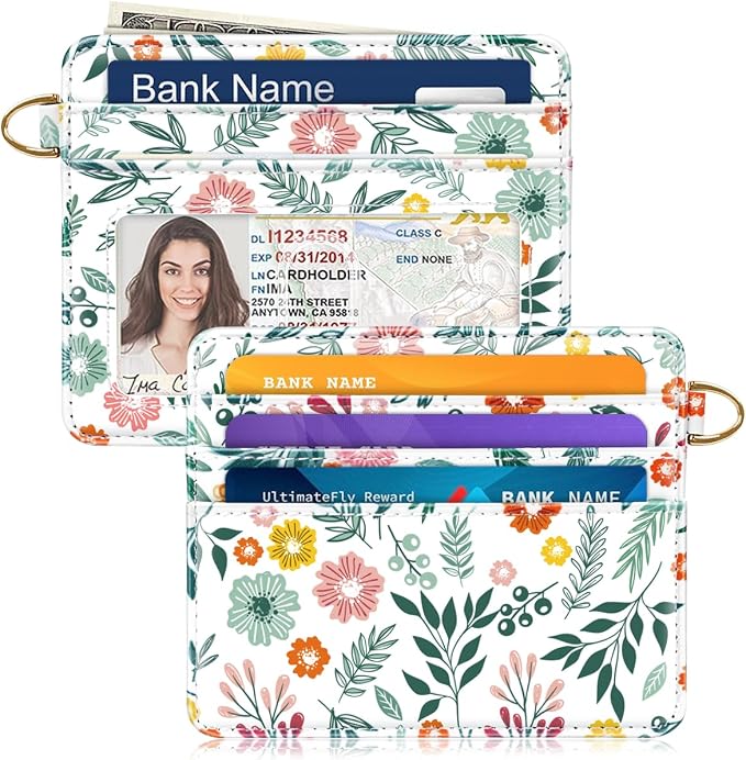 Slim Minimalist Front Pocket RFID Blocking Credit Card Holder Small Wallet Cute by Simikol