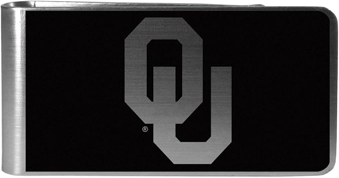 Siskiyou Sports NCAA Unisex Black and Steel Money Clip by Siskiyou