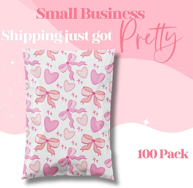 Pretty Package Store 10x13 Designer Poly Mailer 100 Pack Heavy Duty Waterproof - Image 3