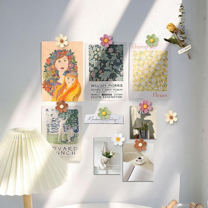 30Pcs Flower Push Pins, 5 Colors Cute Push Pins - Image 7