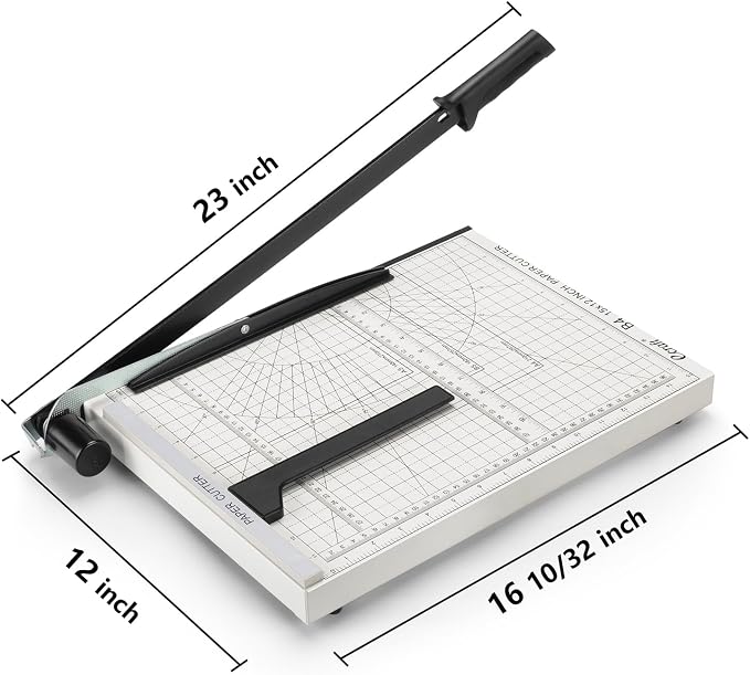 Ecraft 15" Guillotine Paper Cutter : Heavy-Duty Steel Base, 15-Sheet Capacity - Image 2