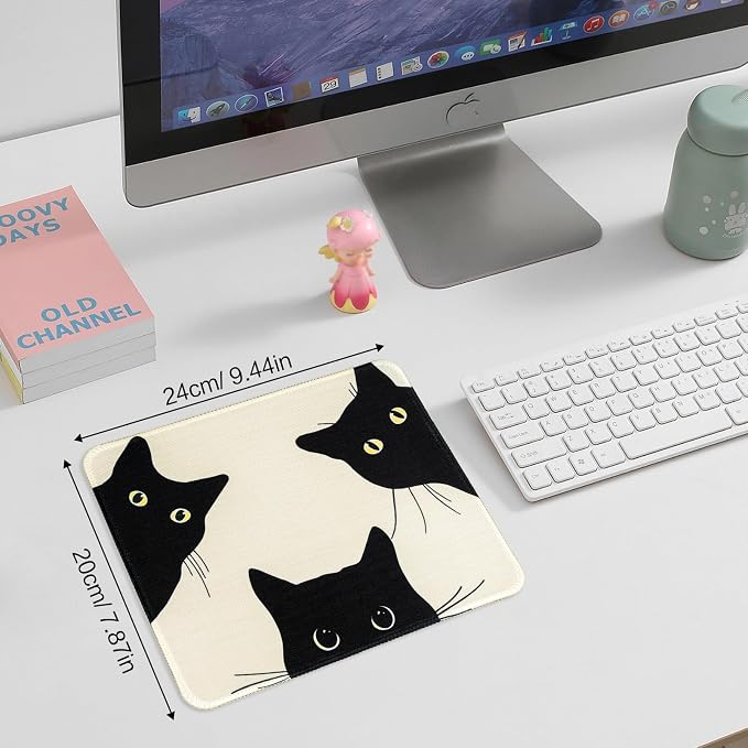 Funny Mouse pad Square Cute Mouse Mat - Image 5