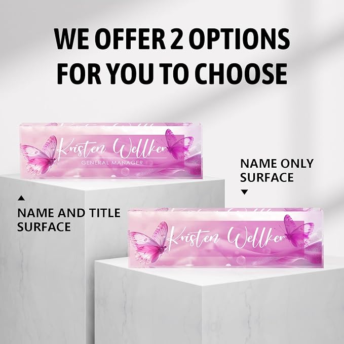 Custom Office Name Plate for Desk, Desk Name Plate Personalized, Personalized - Image 6