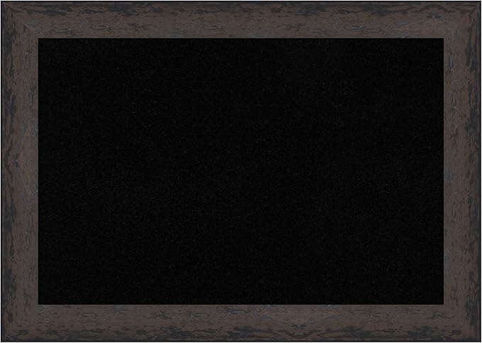 Amanti Art Black Cork Board for Wall, 15x21 Vision Board with Black Wood Frame, Small Corkboard Office Decor for Home Organization, Modern Corkboard Pinboard to Display Items for Home Organization in-DeskLoop Office