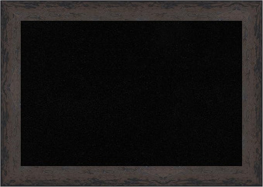 Amanti Art Black Cork Board for Wall, 15x21 Vision Board with Black Wood Frame, Small Corkboard Office Decor for Home Organization, Modern Corkboard Pinboard to Display Items for Home Organization in-DeskLoop Office