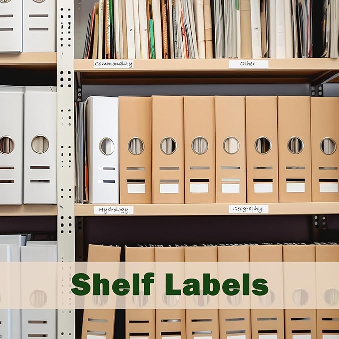 LLPT Dry Erase Magnetic Label Strips, 10 Pack | Blank Reusable, Writable - Image 4
