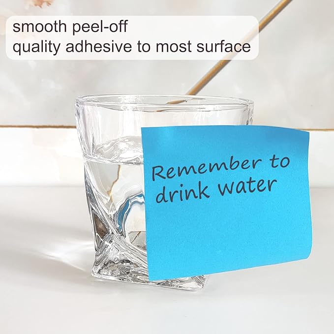 48 Pack 3840 Sheets Pop Up Sticky Notes 3X3 in Bright Color Self Sticky Note Pads Colorful Post Stickies for Office Home School Meeting, 80 Sheets/pad-DeskLoop Office