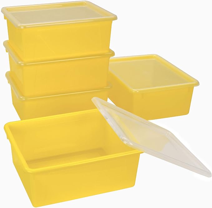 Storex Letter Size Deep Storage Tray – Organizer Bin - Image 3