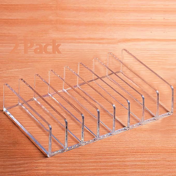 8 Slot Eyeshadow Makeup Palette Organizer, Acrylic Desk Organizer - Image 6