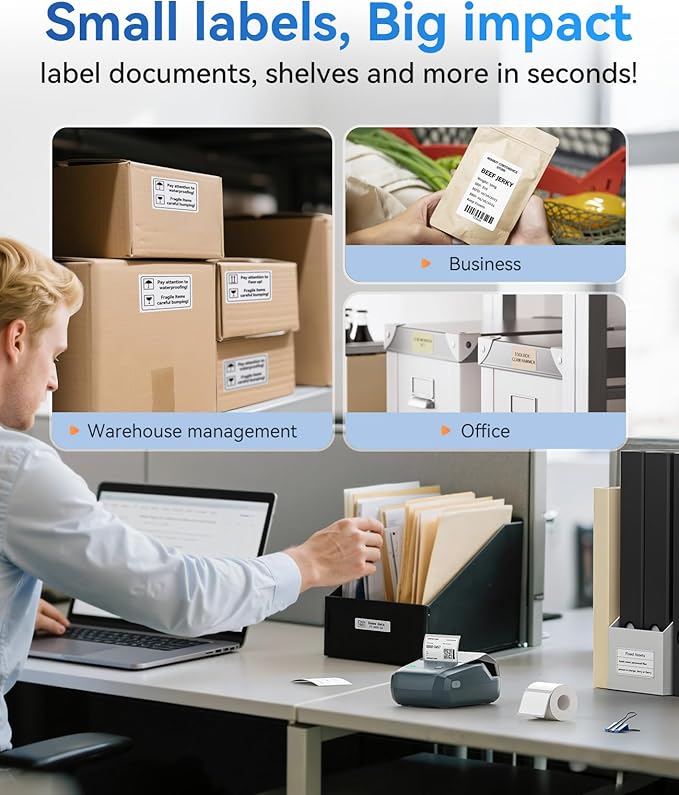 NIIMBOT B1 Label Maker Machine, Thermal Label Printer Easy to Use - Image 4