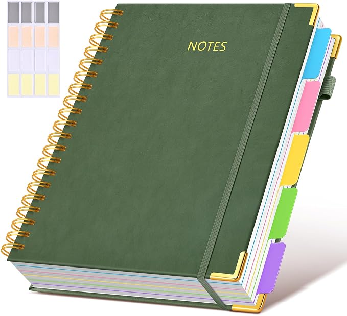 Hardcover Spiral Notebook 8.5"x11" Journal by dilitego