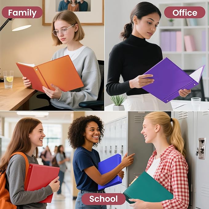SUNEE 3 Ring Binder 1.5 Inch 1 Pack - Image 6