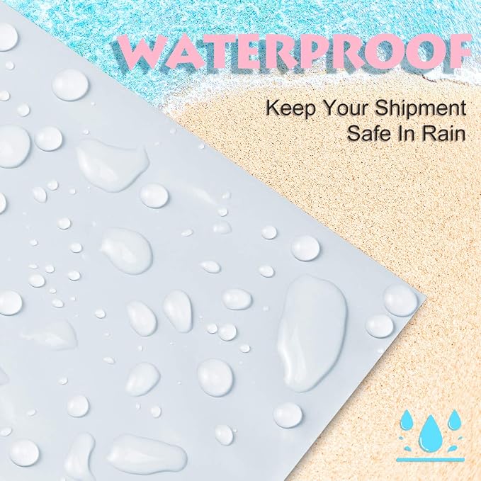 UCGOU Poly Mailers 6x9 Inch White 200 Pack Mini #1 Shipping Bags Strong Mailing - Image 3