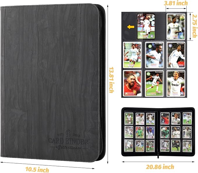 Trading Card Binder, Card Collection Binder Album Folder - Image 4