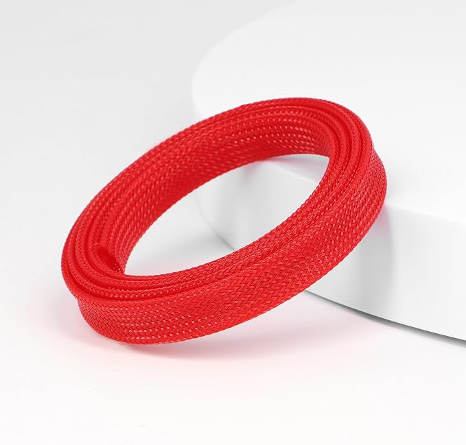 25ft PET Expandable Braided Cable Sleeve 1/2inch Pet Braided Cable Sleeve - Image 3