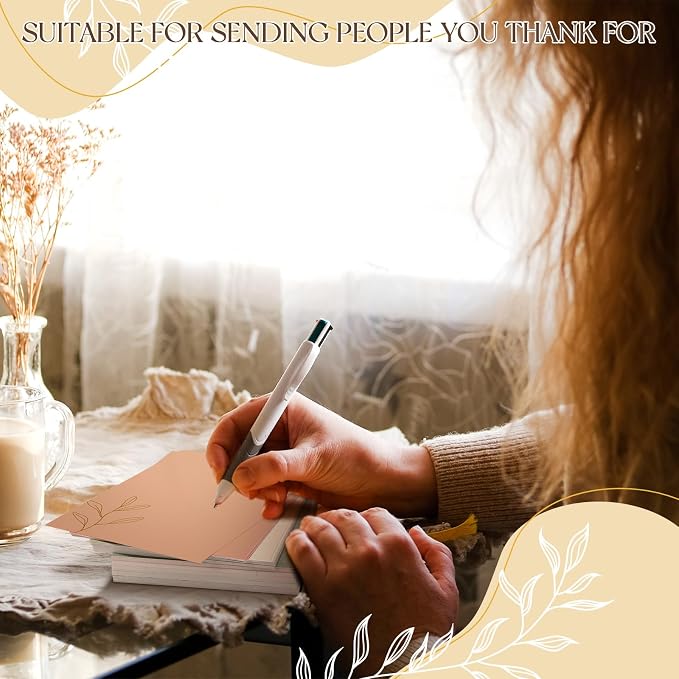 Spiareal 100 Pcs Blank Note Cards Blank Decorative Notecards Index Cards Bulk - Image 4
