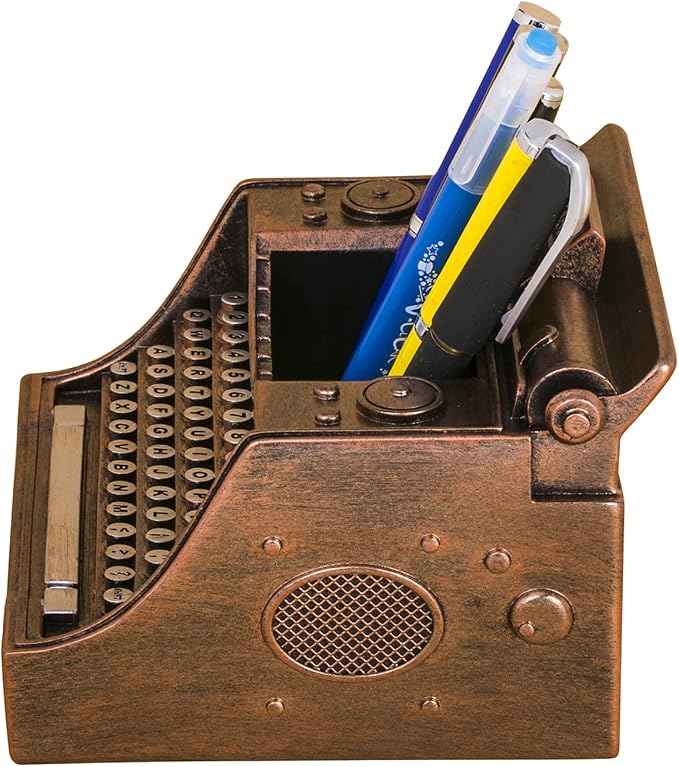Retro Typewriter Pen Holder Desk Organizers - Image 4