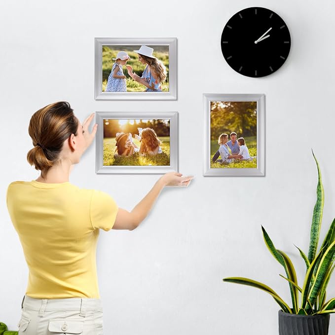 Giftgarden 5x7 Picture Frame Silver Set of 12 - Image 5