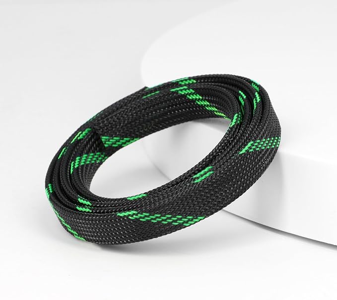 25ft PET Expandable Braided Cable Sleeve 1/3inch Pet Braided Cable Sleeve - Image 3