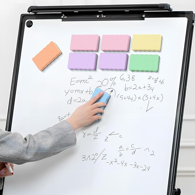 MaxGear Dry Erase Board Erasers, Classroom and Chalkboard Use, Teacher Supplies - Image 6