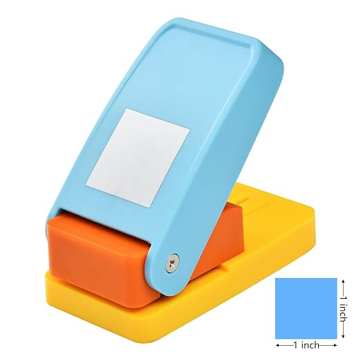 1 inch Square Punch Craft Lever Punch Handmade Paper Punch - Image 2