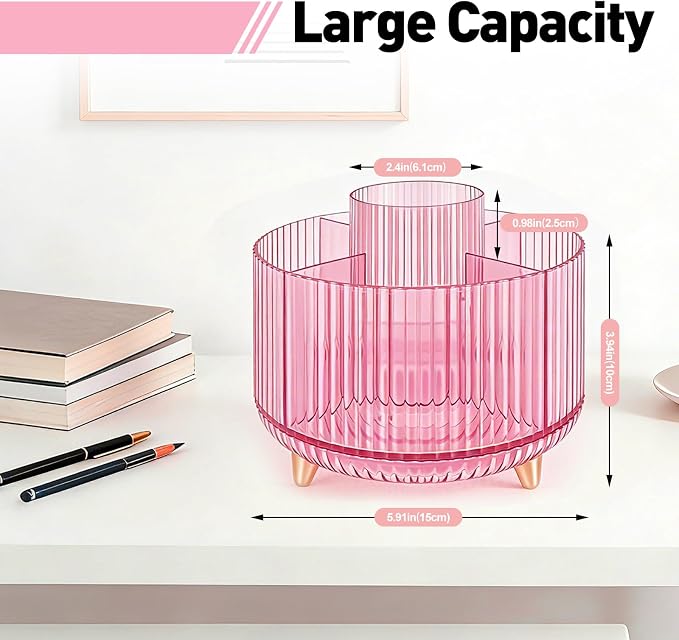 360 Rotating Pen Pencil Holder for Desk, Pen Organizer - Image 2