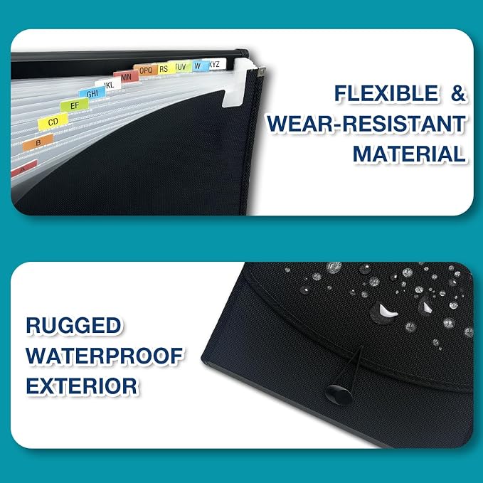 H4D 13-Pocket Accordion File Organizer - Image 7